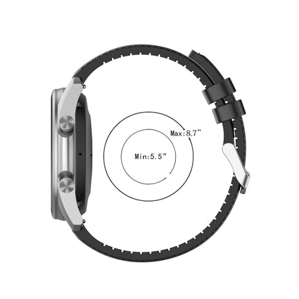 22mm Silicone Leather Replacement Strap Watchband for Samsung Galaxy Watch 3 45mm, For Samsung Galaxy Watch 3 45mm