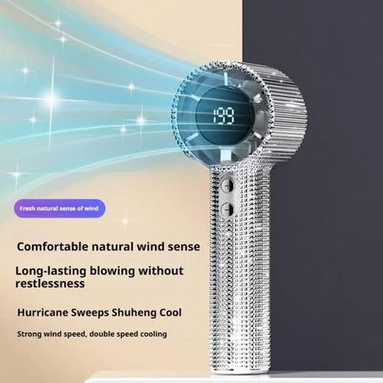 S5 Bling Rhinestone High-speed Handheld Fan