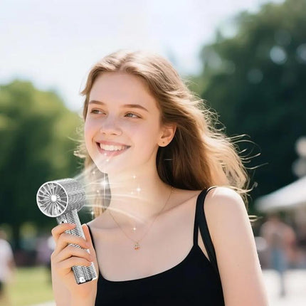 S5 Bling Rhinestone High-speed Handheld Fan