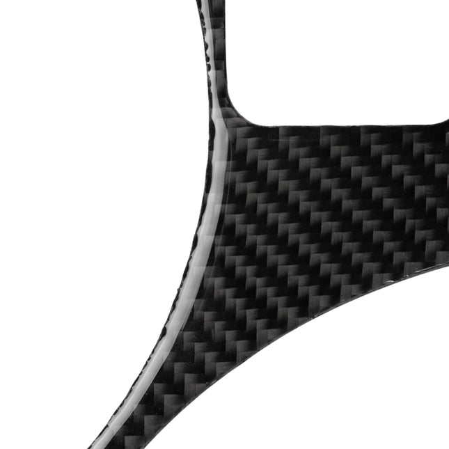 Car Carbon Fiber Central System Control Large Panel Frame Decorative Sticker for Nissan 350z 2006-2009, Central System Control Large Panel Frame