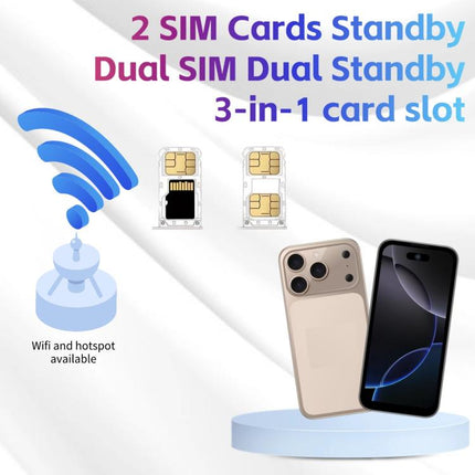 17 Pro Max, 1GB+16GB, 3.75 inch Android 8.1 MediaTek MT6580 Quad Core, Network: 3G, Dual SIM
