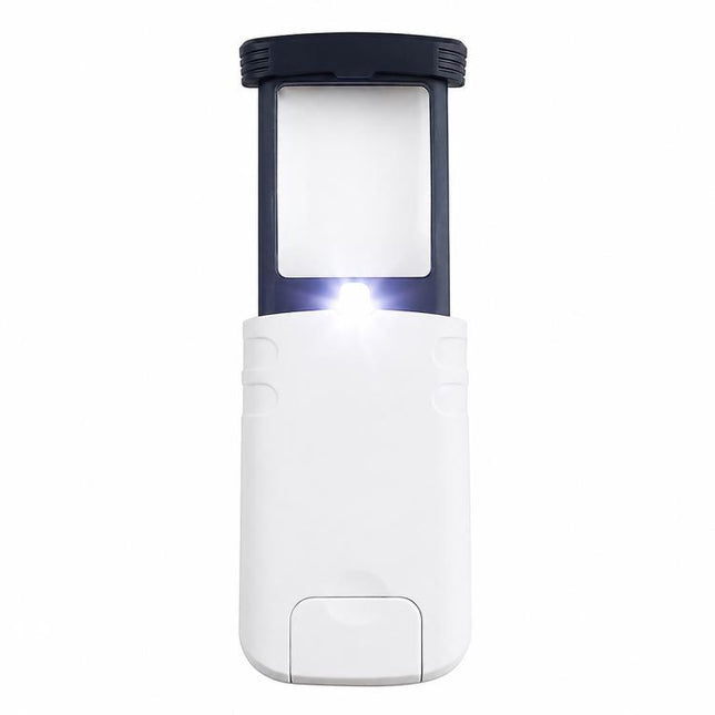 94535 Portable Rectangular Folding Pull-out Magnifying Glass with LED Light