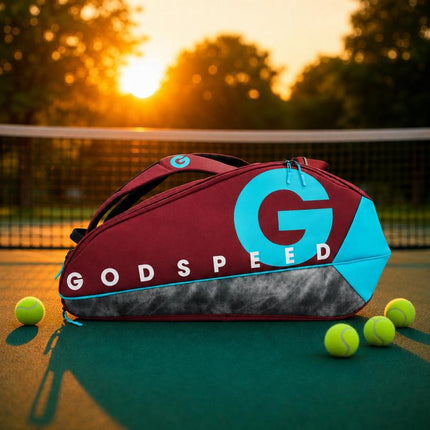 GODSPEED Large-Capacity Tennis Badminton Rackets Sports Gear Bag, Aegis