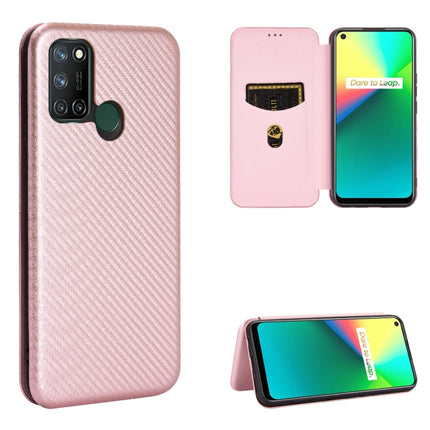 Carbon Fiber Texture Magnetic Horizontal Flip TPU + PC + PU Leather Case with Card Slot, For OPPO Realme 7i, For vivo V20 4G (Indian Version), For vivo Y73s, For Asus Zenfone Max (M2) ZB633KL