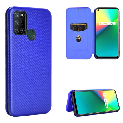 Carbon Fiber Texture Magnetic Horizontal Flip TPU + PC + PU Leather Case with Card Slot, For OPPO Realme 7i, For vivo V20 4G (Indian Version), For vivo Y73s, For Asus Zenfone Max (M2) ZB633KL