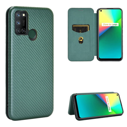 Carbon Fiber Texture Magnetic Horizontal Flip TPU + PC + PU Leather Case with Card Slot, For OPPO Realme 7i, For vivo V20 4G (Indian Version), For vivo Y73s, For Asus Zenfone Max (M2) ZB633KL