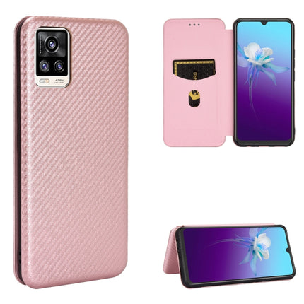 Carbon Fiber Texture Magnetic Horizontal Flip TPU + PC + PU Leather Case with Card Slot, For OPPO Realme 7i, For vivo V20 4G (Indian Version), For vivo Y73s, For Asus Zenfone Max (M2) ZB633KL