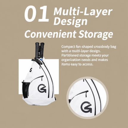 GODSPEED Color-block Multifunctional Outdoor Sports Crossbody Bag, GP05