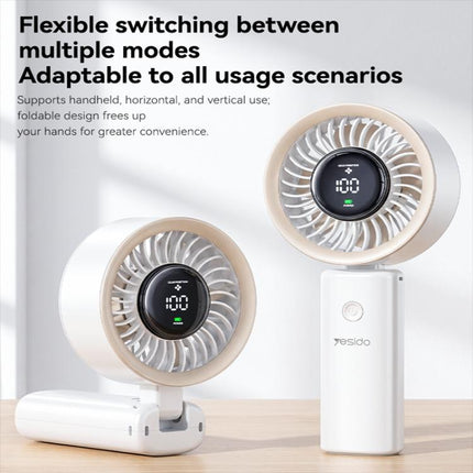 Yesido YF20 Brushless Handheld Fan with LED Digital Display