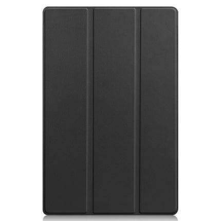 Custer Texture Horizontal Flip Leather Case with Three-folding Holder & Sleep / Wake-up Function, For Lenovo Tab P11 Pro (TB-XJ706F), For Lenovo Tab P11 (TB-J606F)