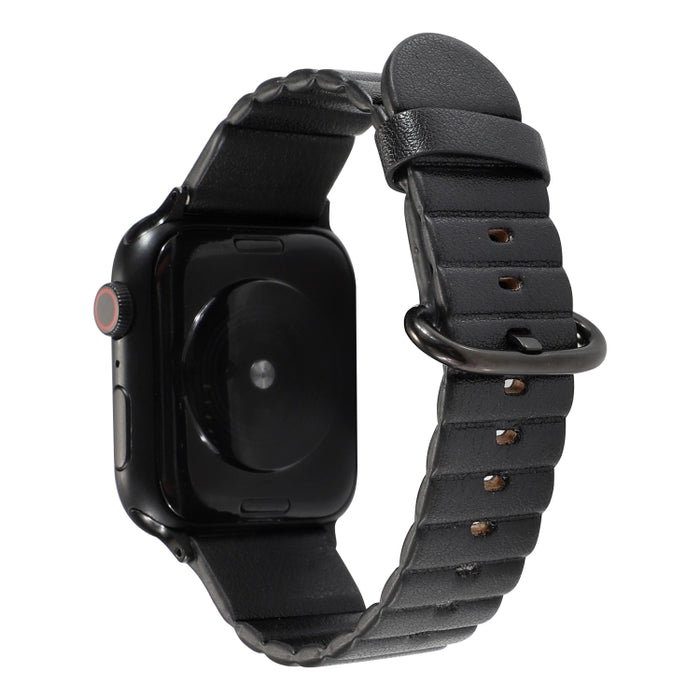 Loop Stripes Replacement Strap Watchband with Iron Buckle, For Apple Watch Series 7  41mm / & 6 & SE & 5 & 4 40mm, For Apple Watch Series  7  45mm / & 6 & SE & 5 & 4 44mm
