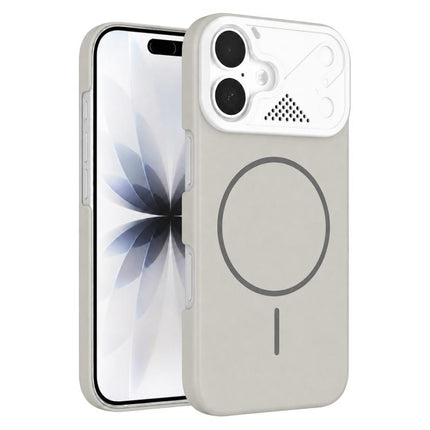 Ultra-thin Gold Armor PC Magnetic Phone Case, For iPhone 17 Pro, For iPhone 17