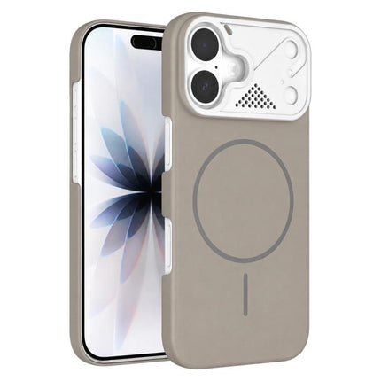 Ultra-thin Gold Armor PC Magnetic Phone Case, For iPhone 17 Pro, For iPhone 17