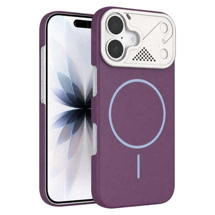 Ultra-thin Gold Armor PC Magnetic Phone Case, For iPhone 17 Pro, For iPhone 17