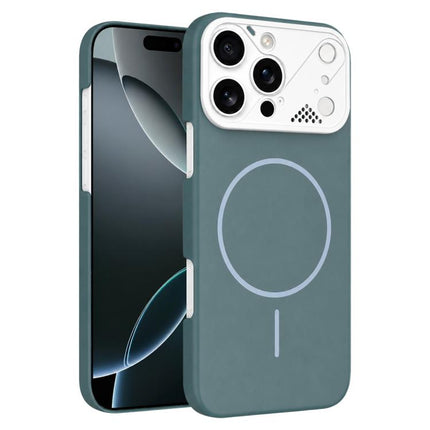 Ultra-thin Gold Armor PC Magnetic Phone Case, For iPhone 16 Pro Max, For iPhone 16 Pro
