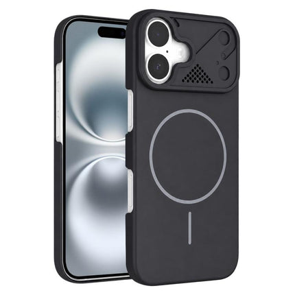 Ultra-thin Gold Armor PC Magnetic Phone Case, For iPhone 16, For iPhone 15 Pro Max