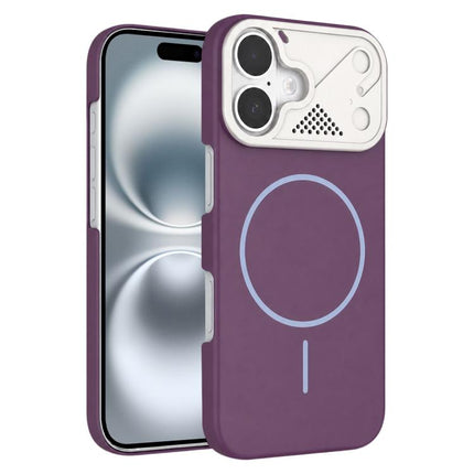 Ultra-thin Gold Armor PC Magnetic Phone Case, For iPhone 16, For iPhone 15 Pro Max