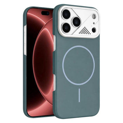 Ultra-thin Gold Armor PC Magnetic Phone Case, For iPhone 18 Pro Max, For iPhone 17 Pro Max