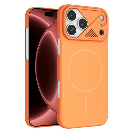 Ultra-thin Gold Armor PC Magnetic Phone Case, For iPhone 18 Pro Max, For iPhone 17 Pro Max