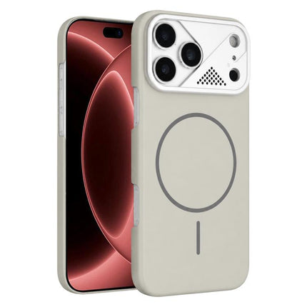 Ultra-thin Gold Armor PC Magnetic Phone Case, For iPhone 18 Pro Max, For iPhone 17 Pro Max