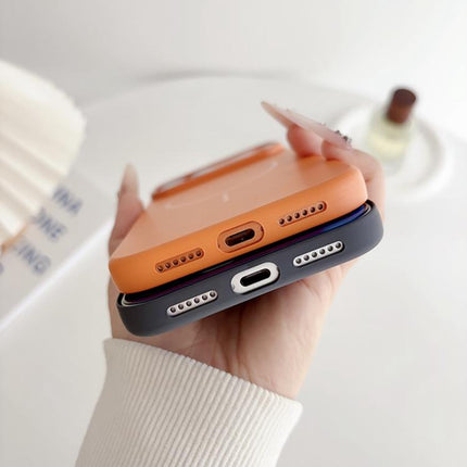 Ultra-thin Gold Armor PC Magnetic Phone Case, For iPhone 17 Pro, For iPhone 17