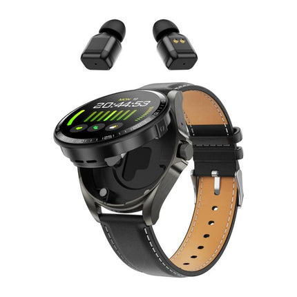 F36 1.46 inch HD Screen 2 in 1 Wireless Earphone Smart Watch, Support Dual-Device Connection