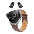 Silver+Brown PU Leather