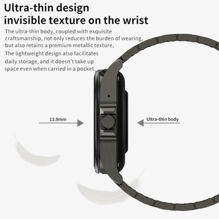 F36 1.46 inch HD Screen 2 in 1 Wireless Earphone Smart Watch, Support Dual-Device Connection