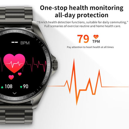 F36 1.46 inch HD Screen 2 in 1 Wireless Earphone Smart Watch, Support Dual-Device Connection