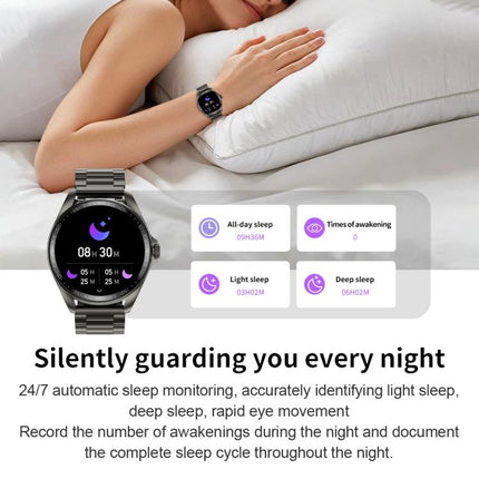 F36 1.46 inch HD Screen 2 in 1 Wireless Earphone Smart Watch, Support Dual-Device Connection