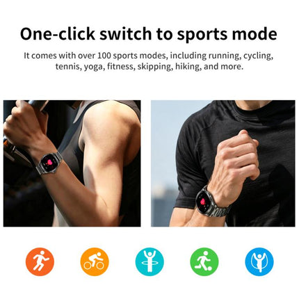 F36 1.46 inch HD Screen 2 in 1 Wireless Earphone Smart Watch, Support Dual-Device Connection