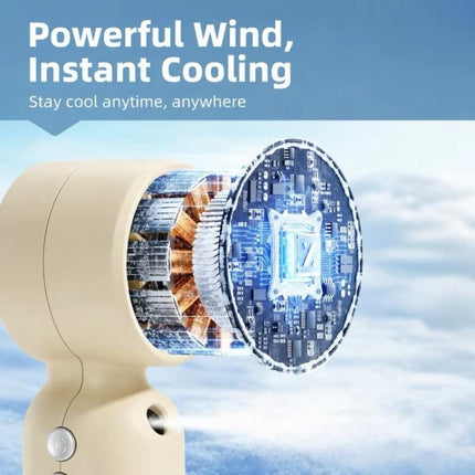 HY-19 Spray Misting Cooling Handheld Fan