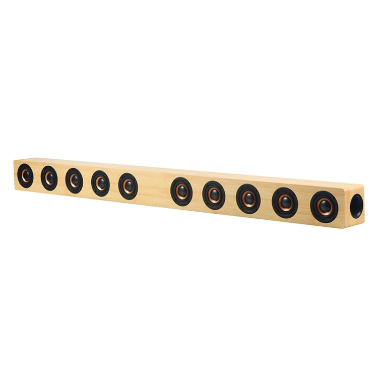 D90 Subwoofer Wooden Bluetooth 4.2 Speaker with Remote Control, Support TF Card & 3.5mm AUX Coaxial & Optical Fiber & U Disk
