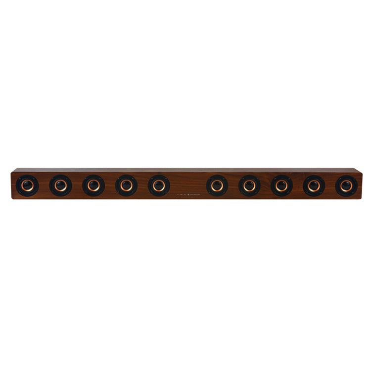 D90 Subwoofer Wooden Bluetooth 4.2 Speaker with Remote Control, Support TF Card & 3.5mm AUX Coaxial & Optical Fiber & U Disk