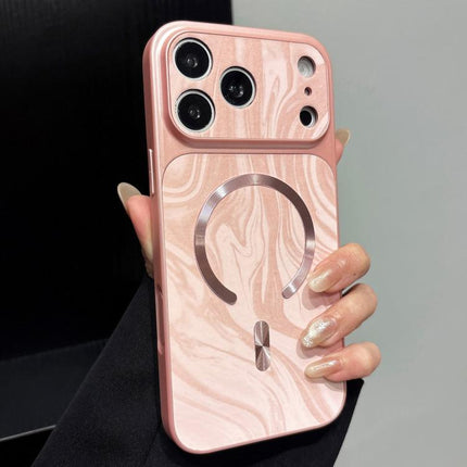 Water Ripple PC Magnetic Vegan Leather Phone Case, For iPhone 18 Pro, For iPhone 18 Pro Max