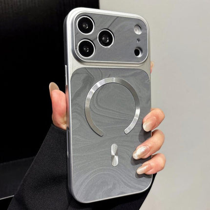 Water Ripple PC Magnetic Vegan Leather Phone Case, For iPhone 18 Pro, For iPhone 18 Pro Max