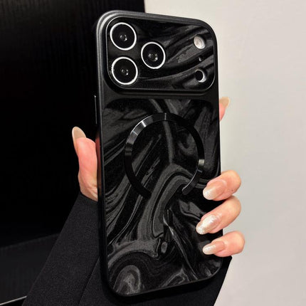Water Ripple PC Magnetic Vegan Leather Phone Case, For iPhone 18 Pro, For iPhone 18 Pro Max
