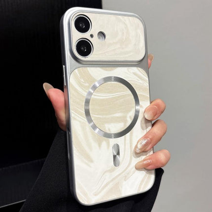 Water Ripple PC Magnetic Vegan Leather Phone Case, For iPhone 17, For iPhone Air