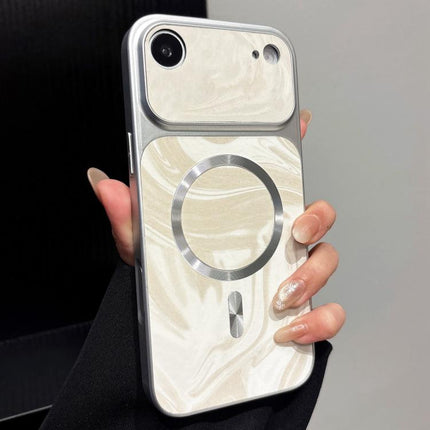 Water Ripple PC Magnetic Vegan Leather Phone Case, For iPhone 17, For iPhone Air
