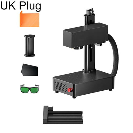 DAJA S4Mini Fiber Laser Marking Machine High-Precision Metal Engraving Machine for Industrial Use, S4Mini, S4Mini + Rotary Axis, S4Mini + Rotary Clamp, S4Mini + Rotary Axis + Clamp