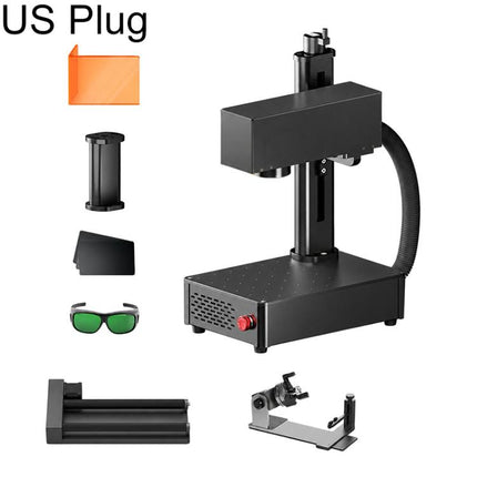 DAJA S4Mini Fiber Laser Marking Machine High-Precision Metal Engraving Machine for Industrial Use, S4Mini, S4Mini + Rotary Axis, S4Mini + Rotary Clamp, S4Mini + Rotary Axis + Clamp