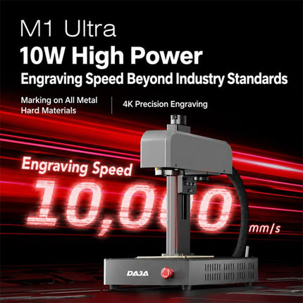 DAJA M1 Ultra Mini Fiber Laser Marking Machine 10W High-Power Fully Automatic Fiber Optic Engraving Machine, M1 Ultra, M1 Ultra + Rotary Axis, M1 Ultra + Rotary Clamp, M1 Ultra + Rotary Axis + Clamp