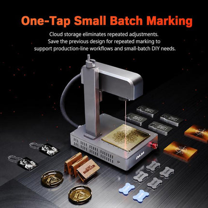 DAJA M1 Ultra Mini Fiber Laser Marking Machine 10W High-Power Fully Automatic Fiber Optic Engraving Machine, M1 Ultra, M1 Ultra + Rotary Axis, M1 Ultra + Rotary Clamp, M1 Ultra + Rotary Axis + Clamp