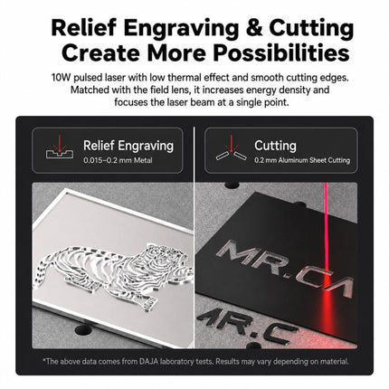 DAJA M1 Ultra Mini Fiber Laser Marking Machine 10W High-Power Fully Automatic Fiber Optic Engraving Machine, M1 Ultra, M1 Ultra + Rotary Axis, M1 Ultra + Rotary Clamp, M1 Ultra + Rotary Axis + Clamp
