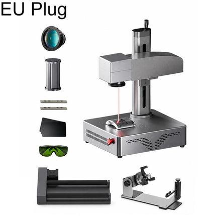 DAJA S4Pro High-Power Fiber Laser Marking Machine Small Fully Automatic Fiber Optic Metal Engraving Machine, S4Pro 20W, S4Pro 20W + Rotary Axis, S4Pro 20W + Rotary Clamp, S4Pro 20W + Rotary Axis + Clamp, S4Pro 30W