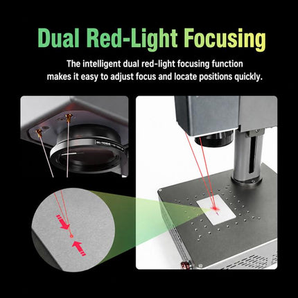 DAJA S4Pro High-Power Fiber Laser Marking Machine Small Fully Automatic Fiber Optic Metal Engraving Machine, S4Pro 20W, S4Pro 20W + Rotary Axis, S4Pro 20W + Rotary Clamp, S4Pro 20W + Rotary Axis + Clamp, S4Pro 30W