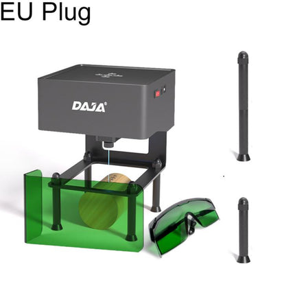 DAJA DJ6 3W Mini Laser Engraver Machine with Heightening Columns / Goggles, EU Plug, US Plug, UK Plug