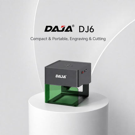 DAJA DJ6 3W Mini Laser Engraver Machine with Heightening Columns / Goggles, EU Plug, US Plug, UK Plug