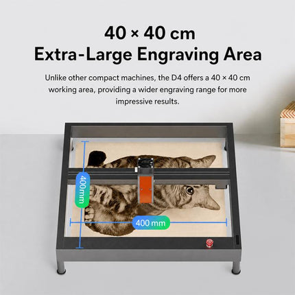 DAJA D4 Fully Automatic Laser Engraving Machine, Blue Light 3W, Blue Light 10W