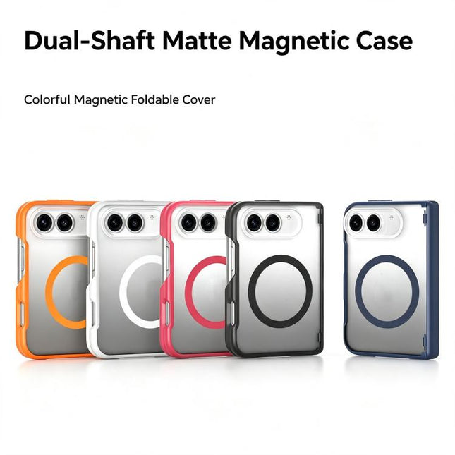Spring Hinge Protection Magnetic Phone Case, For iPhone Duo